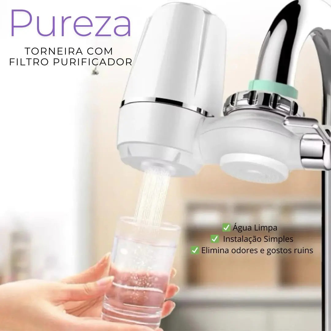 Purezza: Torneira com Filtro Purificador – Água Pura, Vida Saudável!