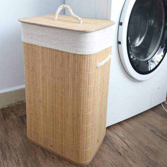 EcoStyle - Cesto de Bambu Dobrável